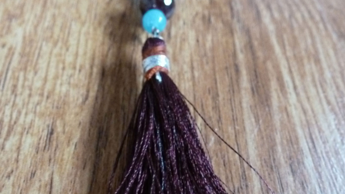 Aquamarine & Almandine Garnet Mala
